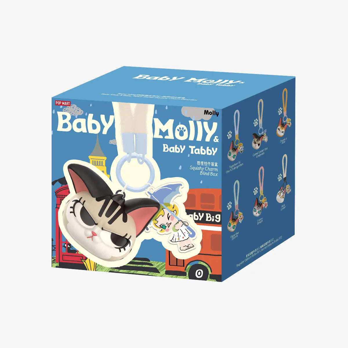シークレット　Baby Molly ＆　Baby Tabby ピンチペンダント Baby Molly & Baby Tabby Series-Pinch Pendant Blind Box