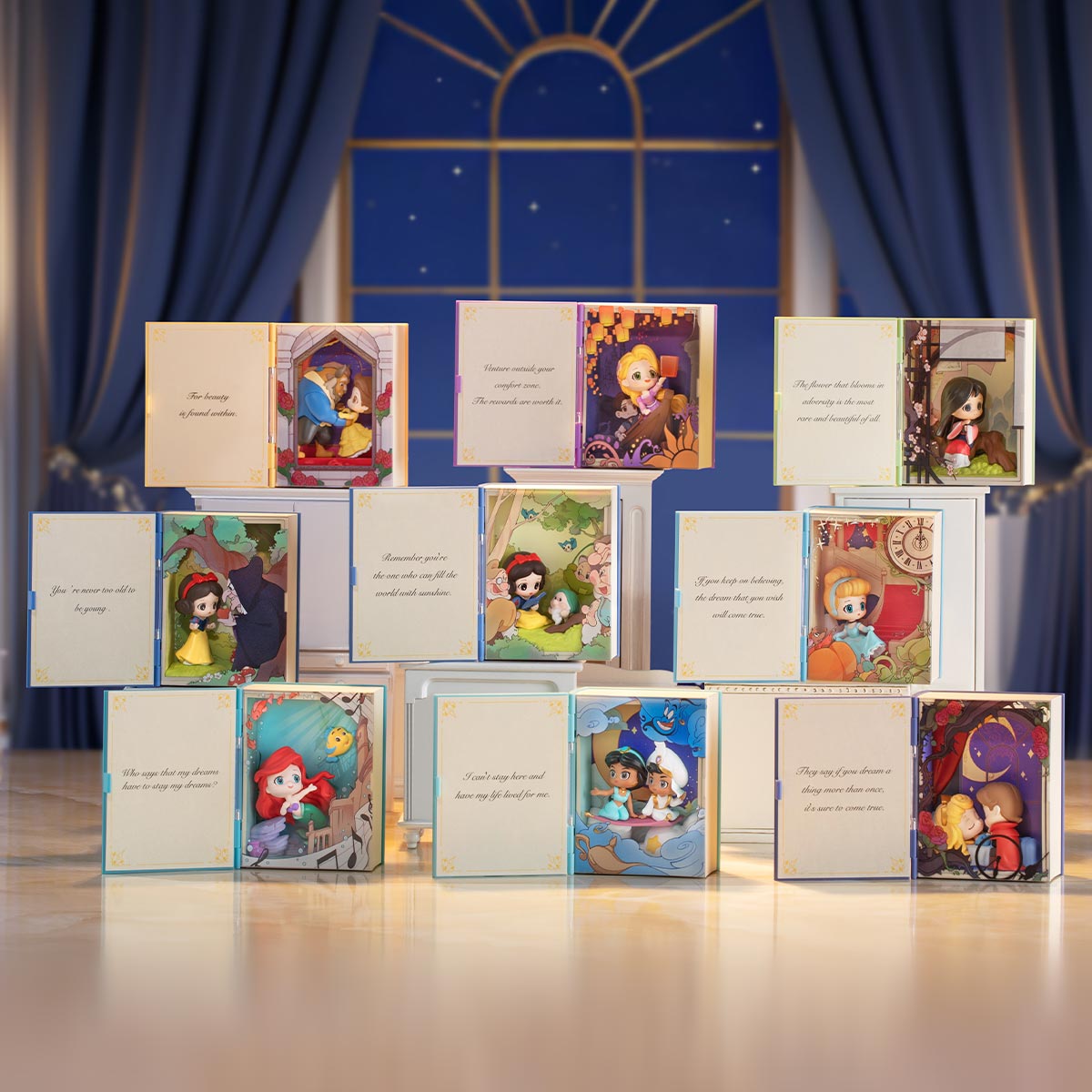 Disney Princess's Fairy Tales Series Scene Blind Box